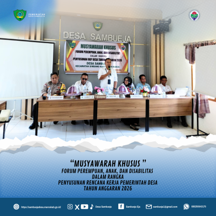 Musyawarah Khusus Forum Perempuan, Anak dan Disabilitas Dalam Rencana Pembangunan Desa Tahun 2026